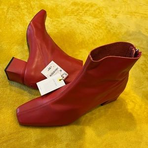 Zara Trafaluc Red Boots size 11